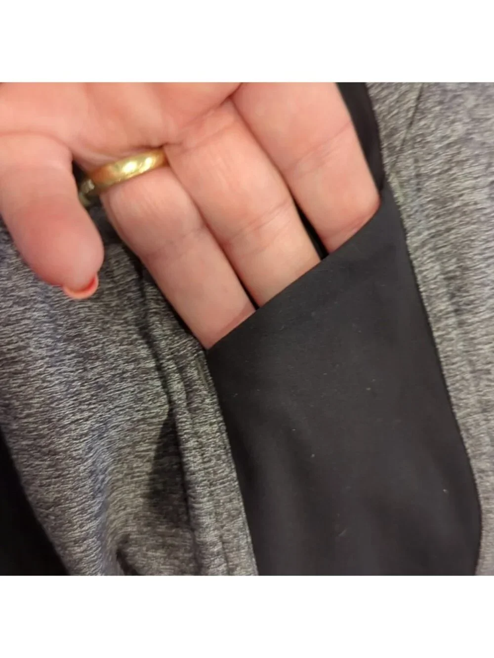 Lululemon Box It Out Tight Heathered Black / Black